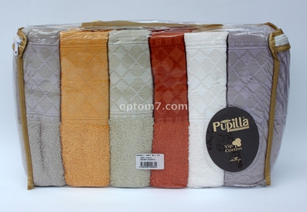 Полотенце махровое 50х90 "Pupilla" Jakarli
